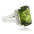 Very Big Peridot Silver Ring