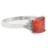 Fire Opal Sterling Silver 925 Ring