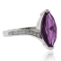 Marquise Cut Color Change Alexandrite .925 Silver Ring