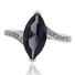 Marquise Cut Color Change Alexandrite .925 Silver Ring
