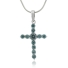 Alexandrite Color Changing Cross Pendant