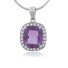 Alexandrite Corundum Silver Charm Pendant