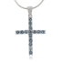 Alexandrite Blue to Green Color Change Cross Pendant