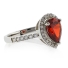 Fire Opal 925 Sterling Silver Ring