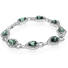 Alexandrite Bracelet Pear Cut Stone Sterling Silver
