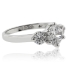3 Round Cut Simulated Diamond Engagement Ring