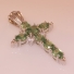 Alexandrite Silver Cross Pendant