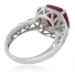 Beautiful Red Ruby .925 Silver Ring