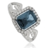 Color Changing Alexandrite ( Blue/Green ) Silver Ring