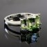 3 Stone Tourmaline Watermelon Ring