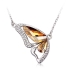 Champagne Butterfly Necklace