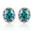 Alexandrite Silver Earrings Color Change Stone