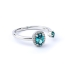Oval Cut Alexandrite Double Stone Ring