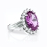 Alexandrite Purple to Bluish Color Change Sterling Silver Ring