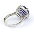 Tanzanite Sterling Silver Huge Ring