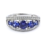 Sterling Silver Stackable Tanzanite Ring