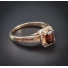 Smoked Topaz Gemstone Sterling Silver Ring