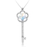 Cute Swarovski Key Necklace