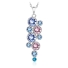 Pretty Swarovski Crystal Set With Pink And Blue Circles