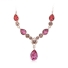 Elegant Pink Swarovski Necklace