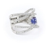 Beautiful Tanzanite Cocktail Ring with Sterling Silver