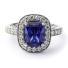 Beautiful Tanzanite Sterling Silver Ring