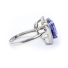 Huge Tanzanite Silver Ring