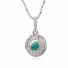 June Birthstone Alexandrite Silver Pendant