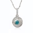 June Birthstone Alexandrite Silver Pendant