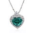 Heart Alexandrite Sterling Silver Pendant