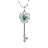 Key Alexandrite Sterling Silver Pendant