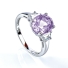 Alexandrite Ring Blue to Purple Change Oval Cut Stone