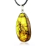 Sterling Silver Genuine Amber Necklace
