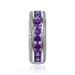 Amethyst Sterling Silver Stackable Ring