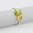 Natural High Quality Mexican Fire Jelly Opal Peridot 14K Gold Ring