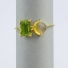 Natural High Quality Mexican Fire Jelly Opal Peridot 14K Gold Ring