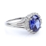 Tanzanite Silver Ring