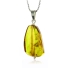 100% Natural Amber Silver Pendant