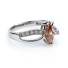 Color Change Zultanite Marquise Cut Sterling Silver Ring