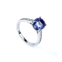 Tanzanite Solitaire Silver Ring