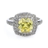 Zultanite Color Change Stone Ring With Simulated Diamonds