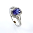Sterling Silver Tanzanite Fashion Ring