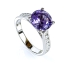 Purple Alexandrite .925 Silver Ring