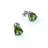 Zultanite Pear Cut Stud Silver Earrings