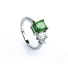 Three Stone Emerald Ring