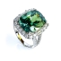 11 mm x 16 mm Huge Sterling Silver Emerald Cut Alexandrite Ring