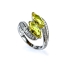 Yellow Alexandrite Sterling Silver Ring