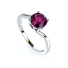 Alexandrite Sterling Silver Solitaire Ring