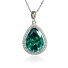Color Change Alexandrite Silver Pendant