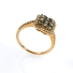 0.88 CTW 14K Yellow Gold Chocolate and White Diamonds Ring